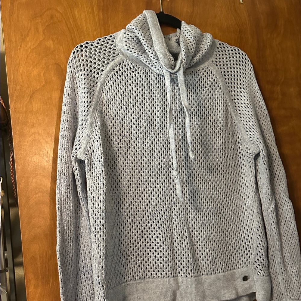 Prana Soft Gray Knit Sweater